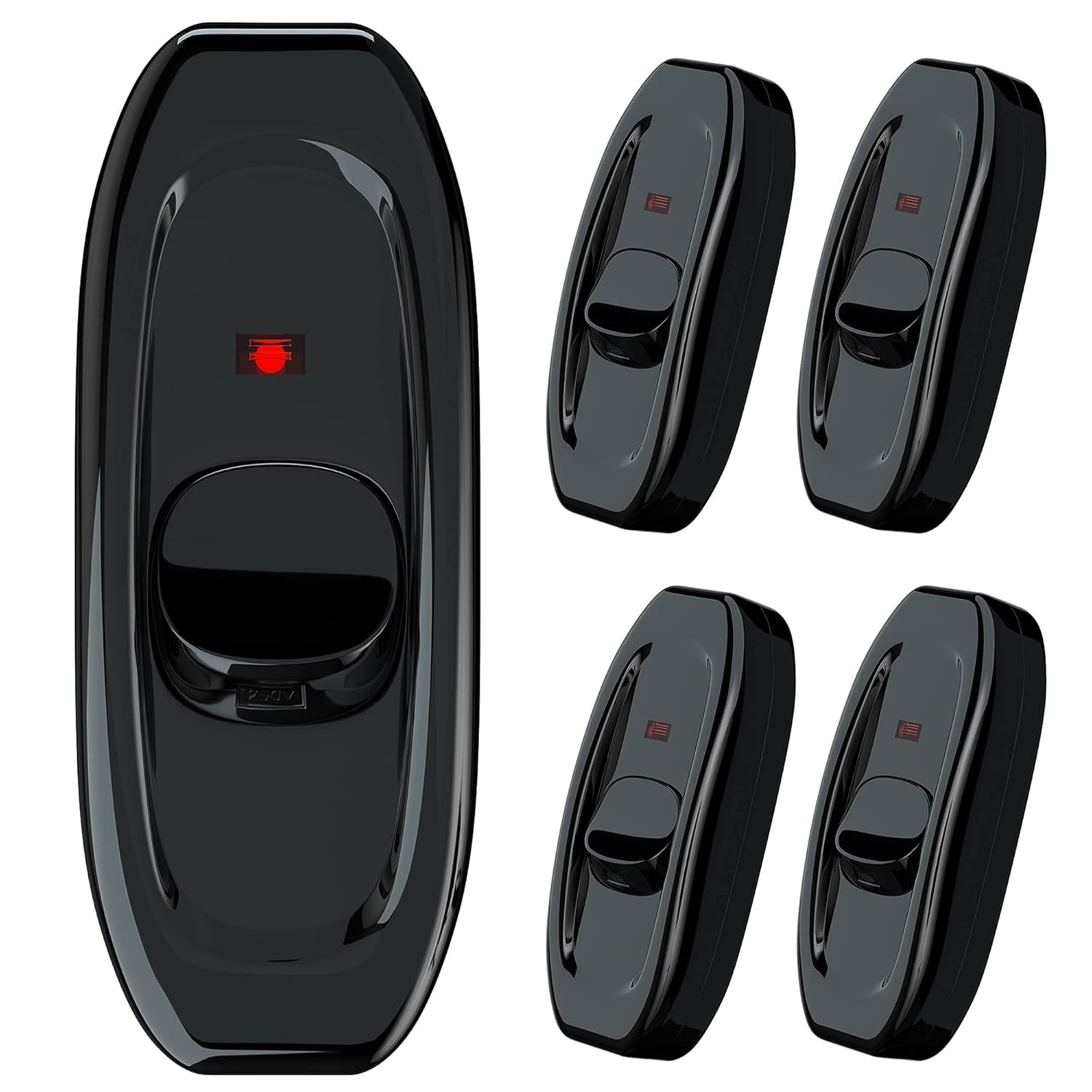 5 Pack Appliance Switch On/Off Button Table Lamp Desk Light in-line Cord Switch gallery