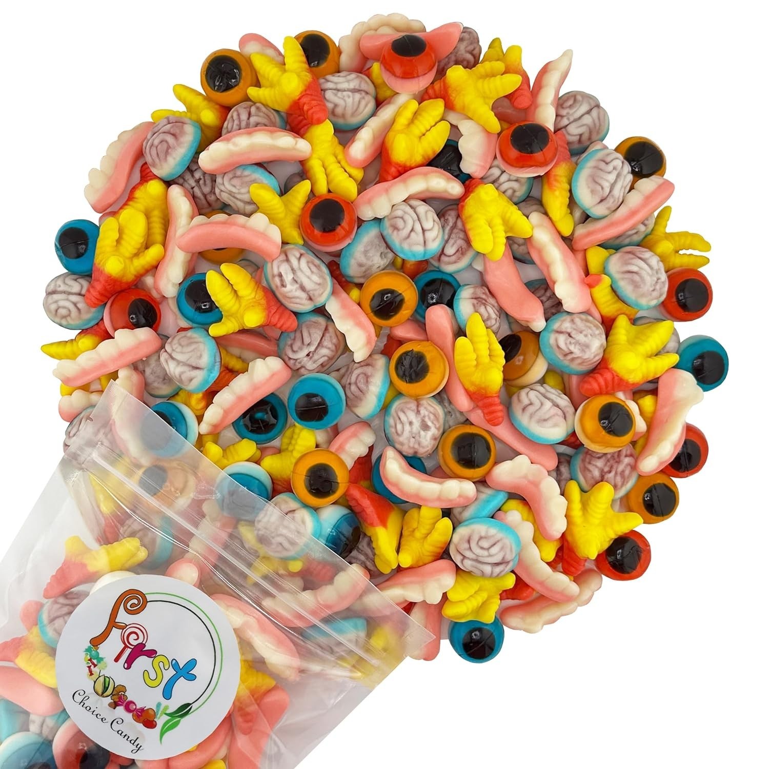 FirstChoiceCandy Halloween Gummy Candy Assorted Mix gallery