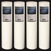 Bluonics 4pc Sediment Water Filters 4.5" x 20" (5 Micron) Replacement Cartridges gallery