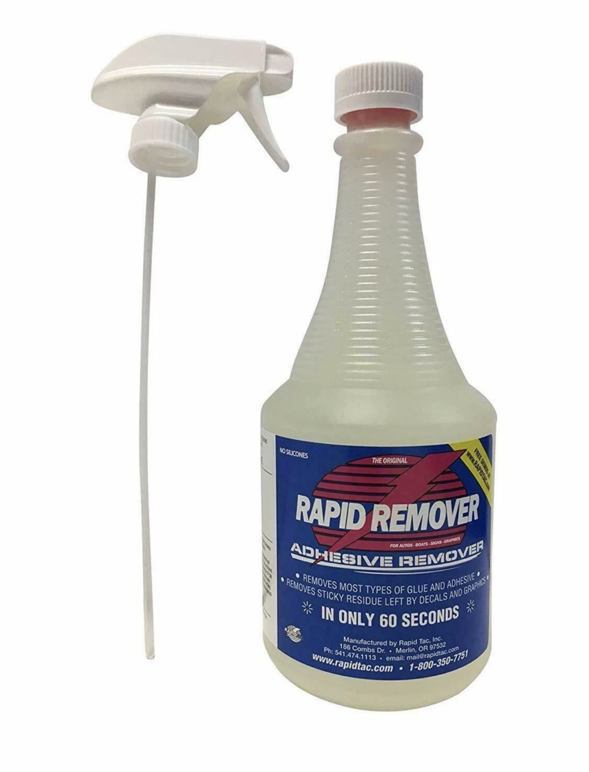 Rapid Tac 32oz With Sprayer Adhesive Remover Liquid, Signs Graphics No Silicones gallery