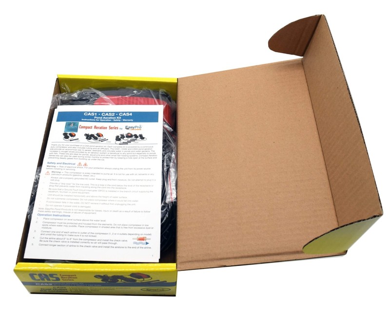 EasyPro CAS2 Compact Adjustable Flow Aeration System for Ponds up to 2000 gal. gallery