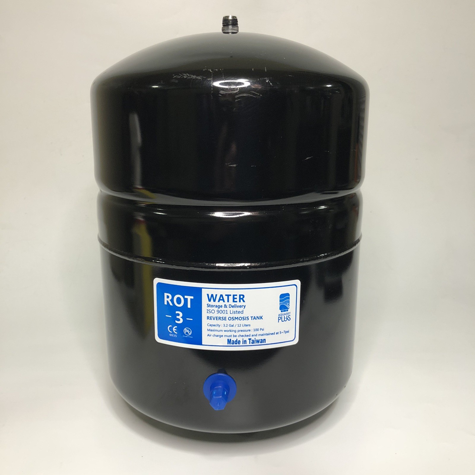 Aquasky Plus Water Systems 3.2 Gallon Residential Reverse Osmosis Tank Rot 3 gallery