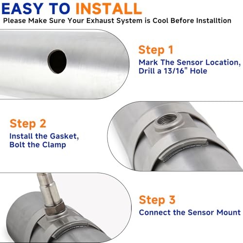 60012 Oxygen Sensor Bung Kit with M18 × 1.5 Thread Stainless Steel Exhaust gallery