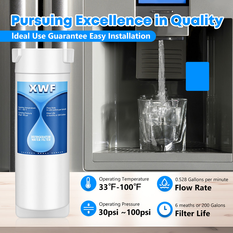 4 Pack GE XWF Replacement XWF GNE27 Appliances Refrigerator Water Filter gallery