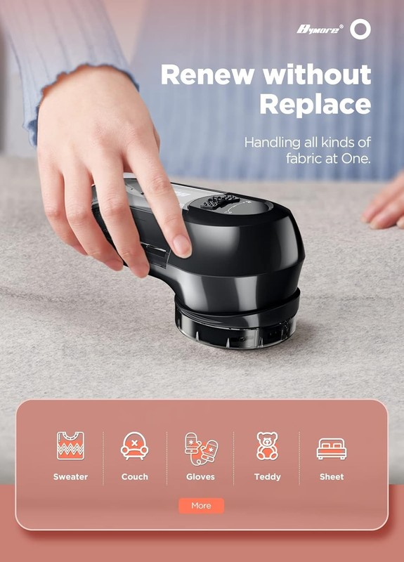 Effortless Fabric Shaver & Lint Remover - Ultra Sharp 2-in-1 Sweater Shaver gallery