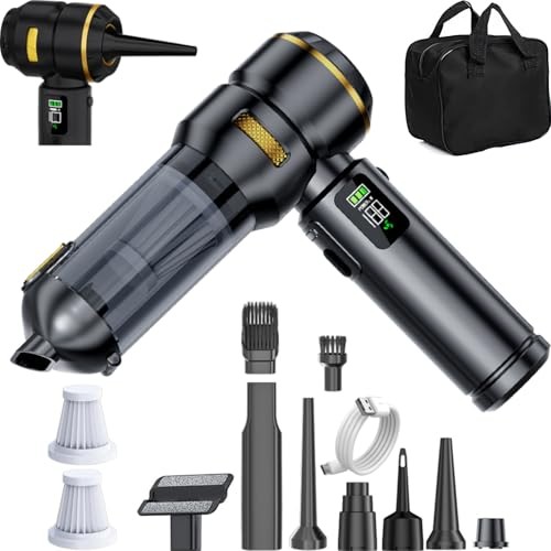 Car Vacuum Cleaner High Power 20000Pa – Cordless Black - Fast Charging Edition gallery
