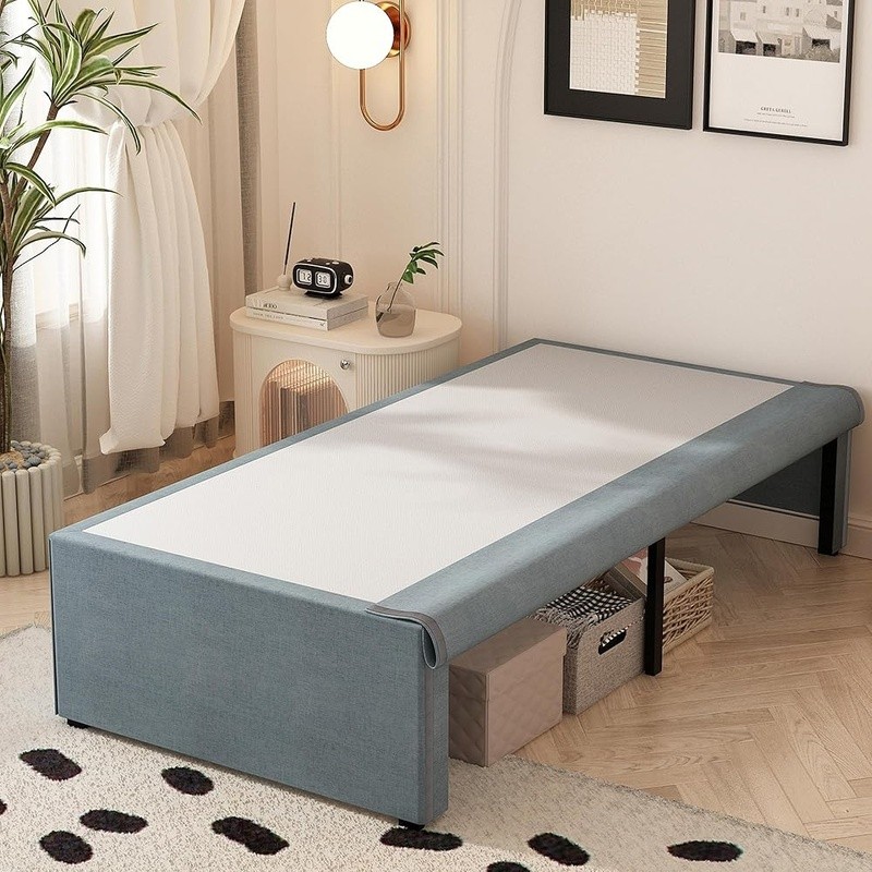 Metal Bed Frame W/ Storage Squeak Resistant Easy Assembly Compact Design New gallery