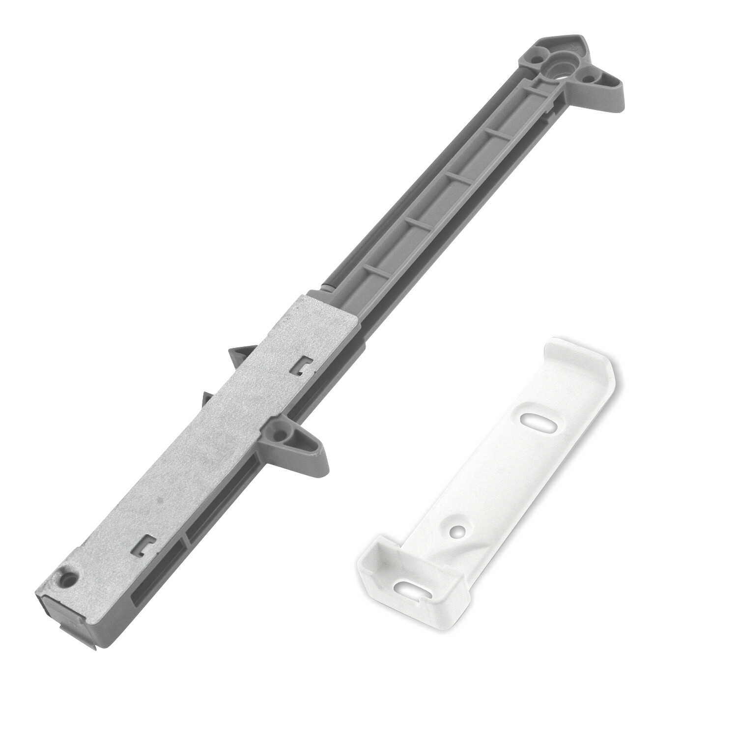 Soft Close Cabinet Drawer Damper / Adapter for Wood Drawers (White) gallery