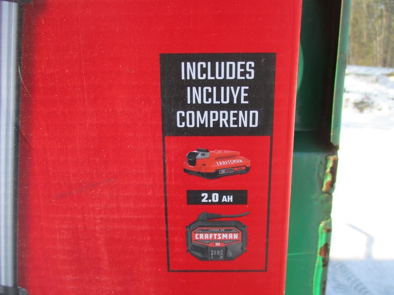 New, 13” Cordless String Trimmer Edger Craftsman V20 2.0Ah Battery & Charger gallery