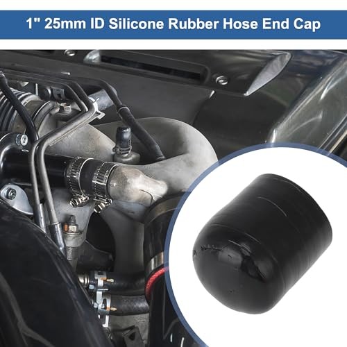 4-ply Polyester Silicone Rubber Hose End Cap for Coolant Turbo 1" 25mm ID gallery