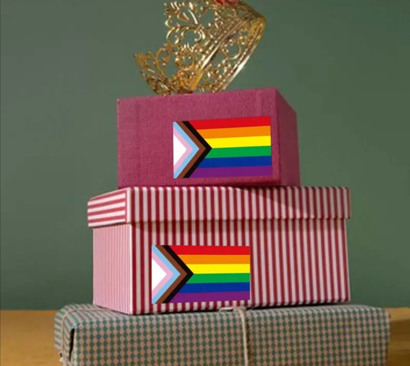 20 PCS Gay Queer LGBTQ+ Rainbow Progress Pride Flag Stickers BRAND NEW gallery