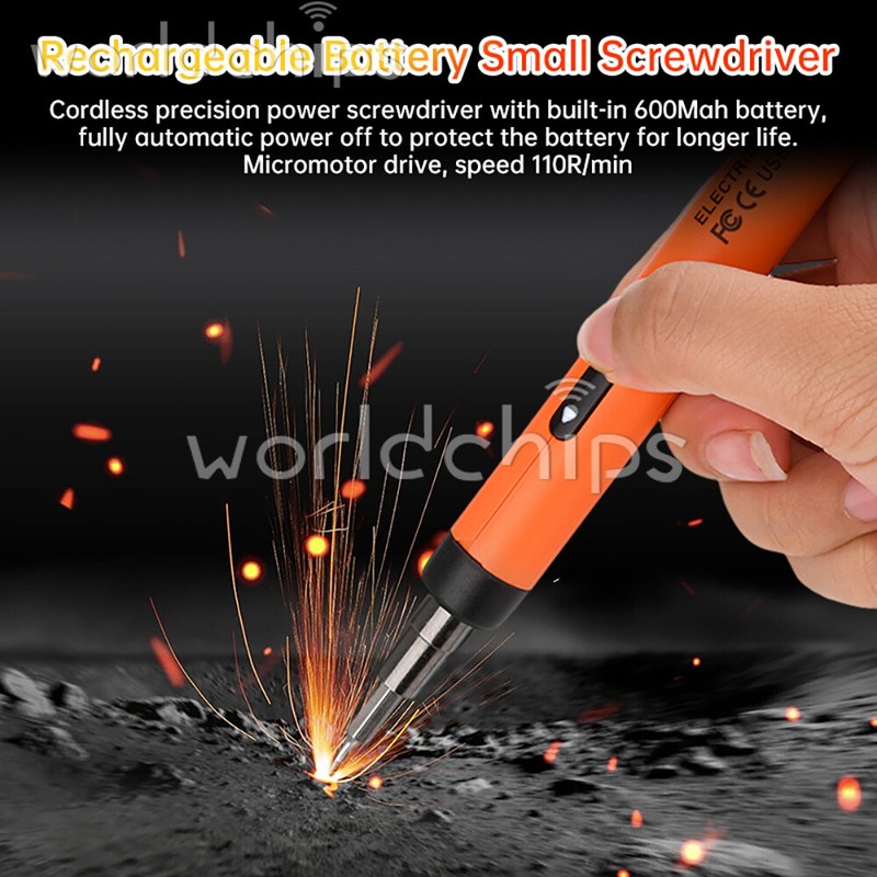 46in1 Mini Precision Electric Screwdriver Set Rechargeable Cordless Screwdriver gallery