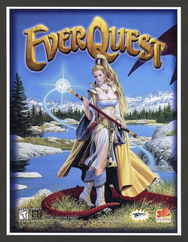 FRAMED - Everquest (The Original) PC Game 1998 Big Box Game Art Print Poster gallery