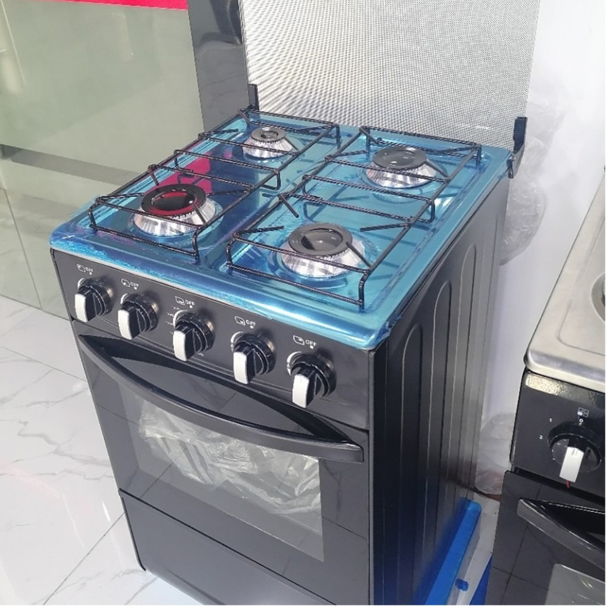 RV Gas Range 31" Tall Propane Range Oven with 4 Burners Stove for RV Apartment gallery