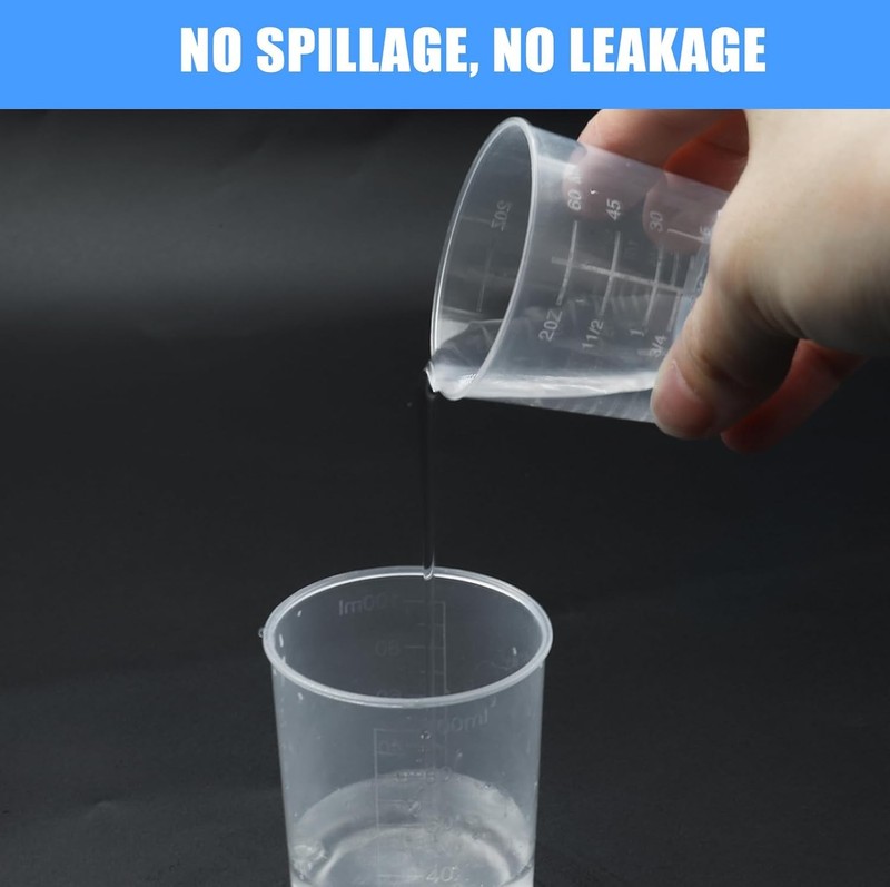 3 Pack Measuring Cup Set, Includes 1 Oz (30 Ml), 2 Oz (60 Ml) and 3.4 Oz (100 Ml gallery