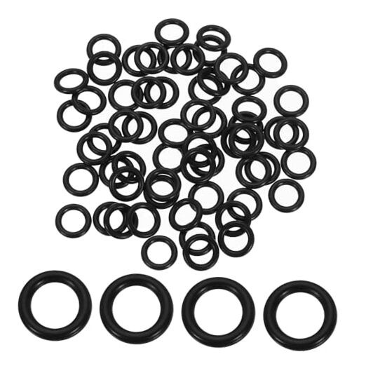 Pcs AS-010 O-Rings, Nitrile Rubber O-Rings 1/4" ID, 3/8" OD, 1/16" Width 200 gallery