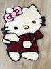 New Hello kitty Comfortable Pink mat 23”×24” 59×62cm cover rug Sanrio gallery