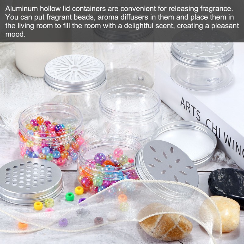 12 Pcs Empty Scent Beads Storage Container 3oz/80ml Air Freshener Tins gallery