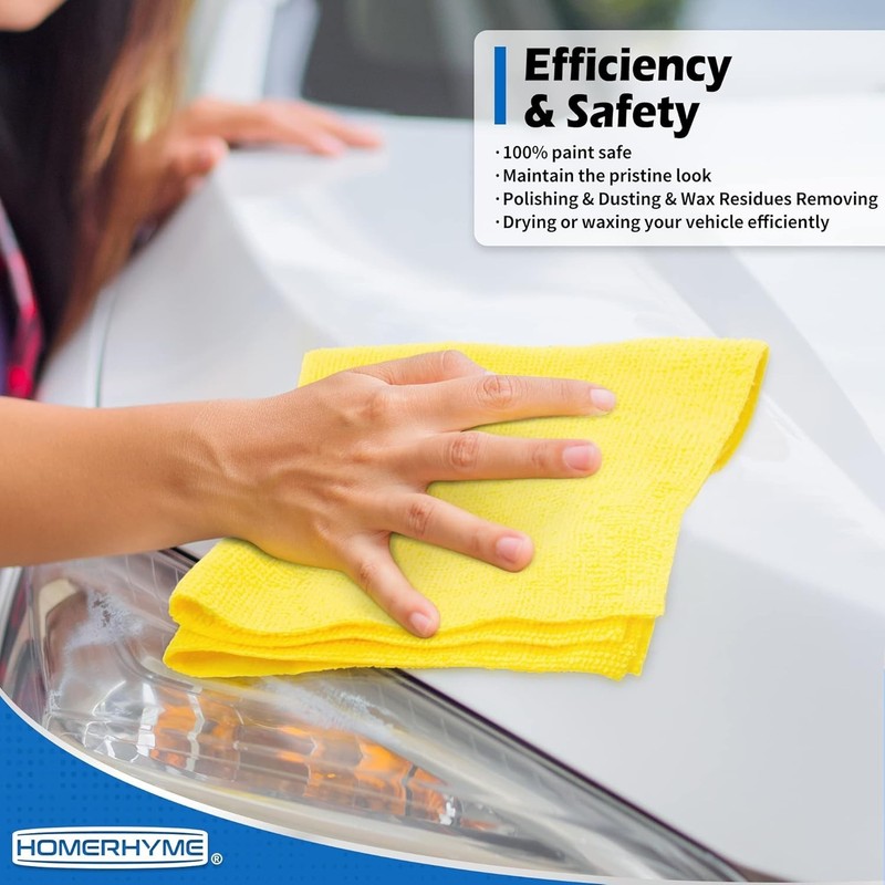 Microfiber Cleaning Cloth, 100 Pack Cleaning Rags Microfiber Towel Bulk Absor... gallery