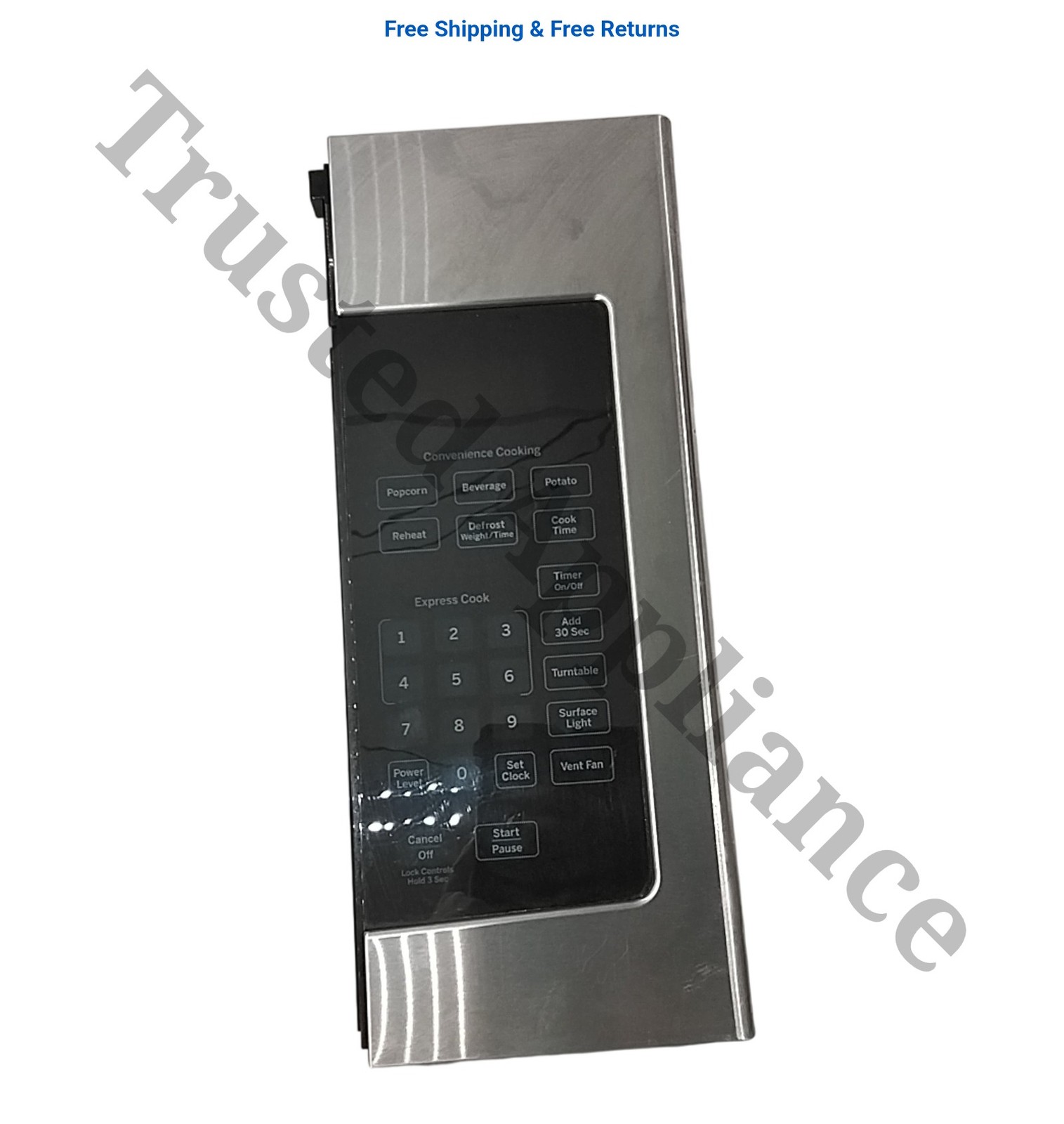 GE Microwave Control Panel Console WB56X27170 SILVER gallery
