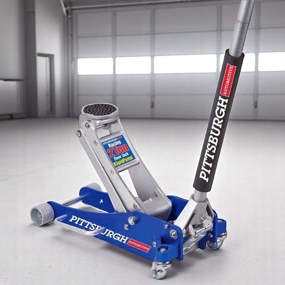 2 Ton Low Profile Aluminum Racing Floor Jack Hydraulic Dual Piston Floor Jack gallery