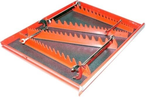 Wrench Organizer Tray Rail Storage Rack Sorter Socket Holder Set of 40 Tools HOT gallery