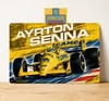 Ayrton Senna Formula One Championship 1987 F1 Metal Poster Tin Sign 20x30cm gallery