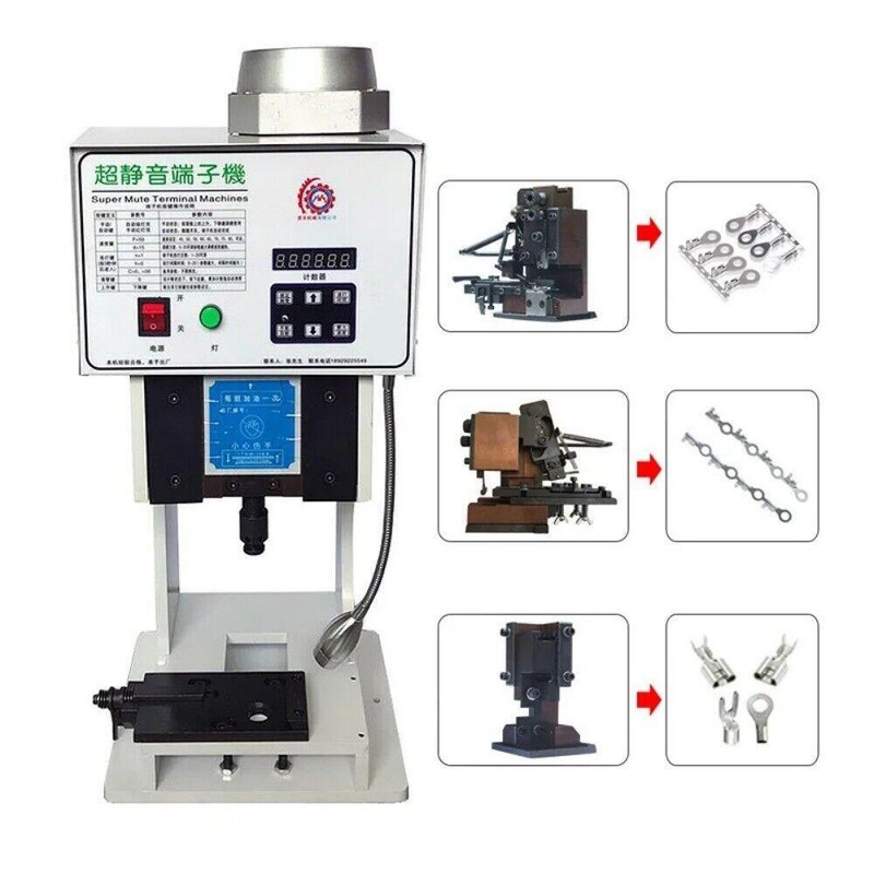 Horizontal Vertical Single Die Crimping Machine for Terminal Crimping Machine gallery