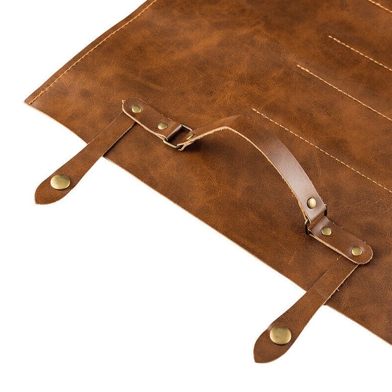 Leather Pocket Knives Roll Carry Storage Case Chef Knife Organiser Bag Portable gallery