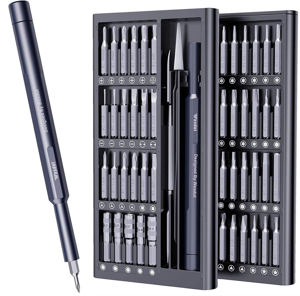 50-in-1 Small Screwdriver Set, [Super Durable & Strong Magnetic] Tiny Torx