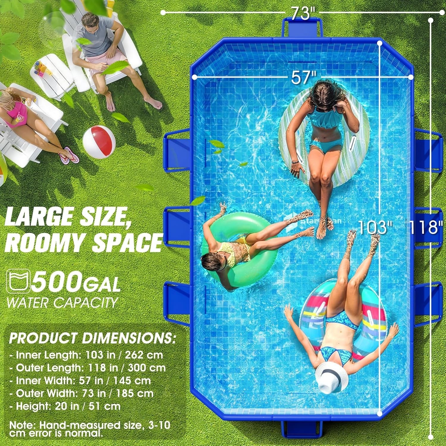 2026 Large Foldable Pool,Non-Inflatable Swimming Pool for Kid,Adult Collapsible gallery