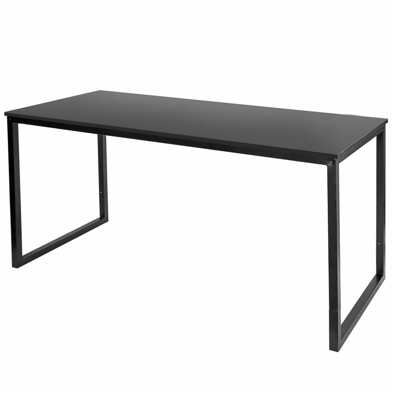55" Modern Simple Design Computer Desk Home Office Study Writing Workstation gallery