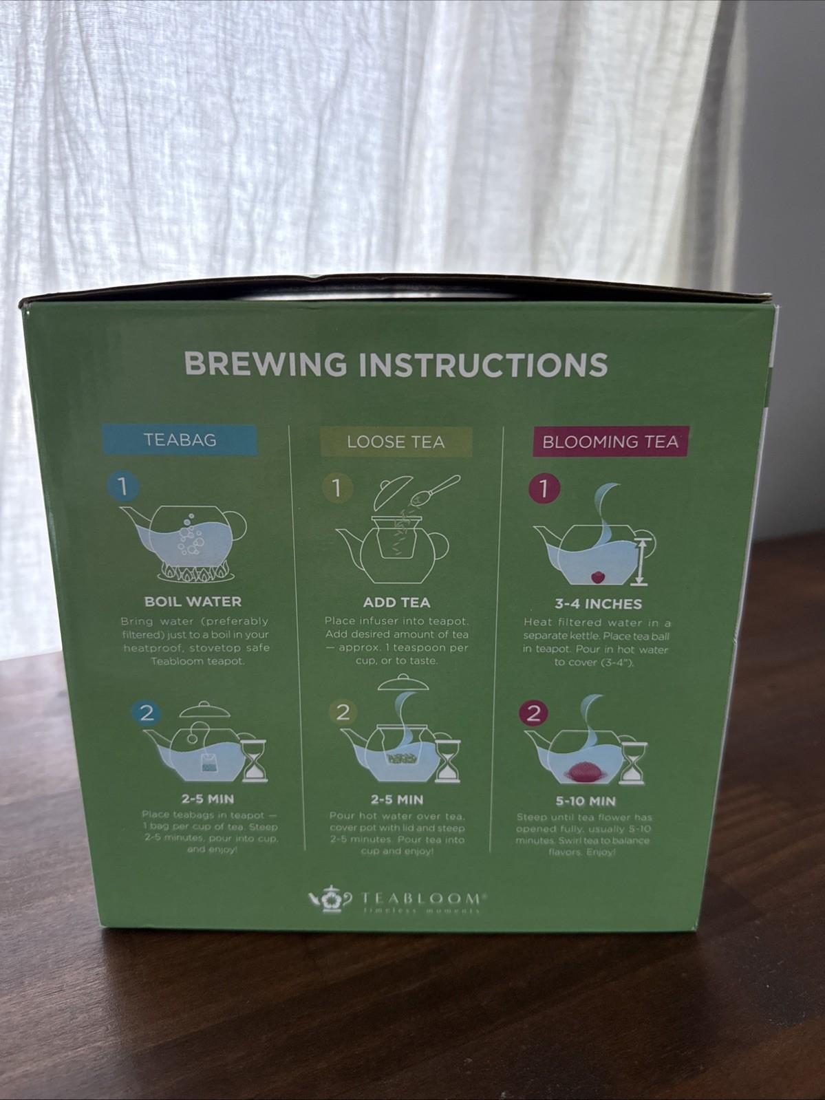 Teabloom Celebration Glass Teapot with Loose Tea Glass Infuser BRAND NEW gallery