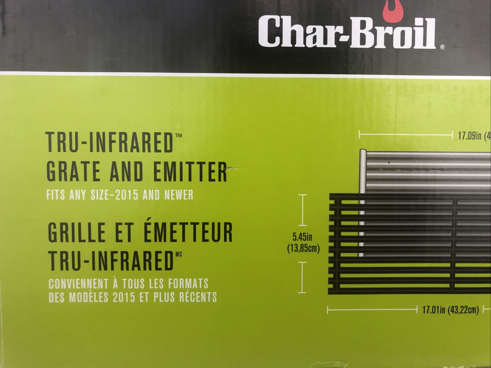 Char-Broil Tru-Infrared Cooking Grate & Emitter 2015 and Later Part Number 7527 gallery