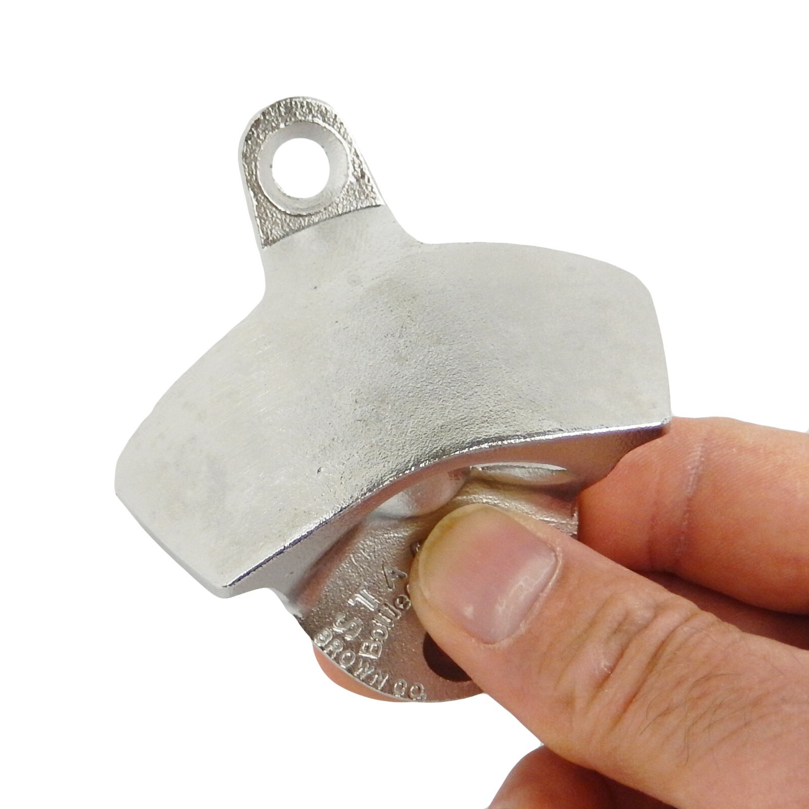 Starr X Plain Solid Stainless Steel Beer Soda Bar Bottle Opener Wall Mounted gallery