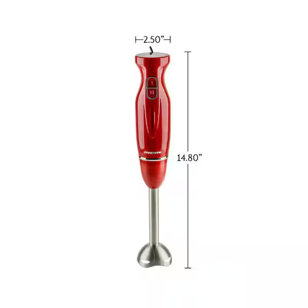 Immersion Electric Hand Blender with Stainless Steel Blades, RED HS560W gallery