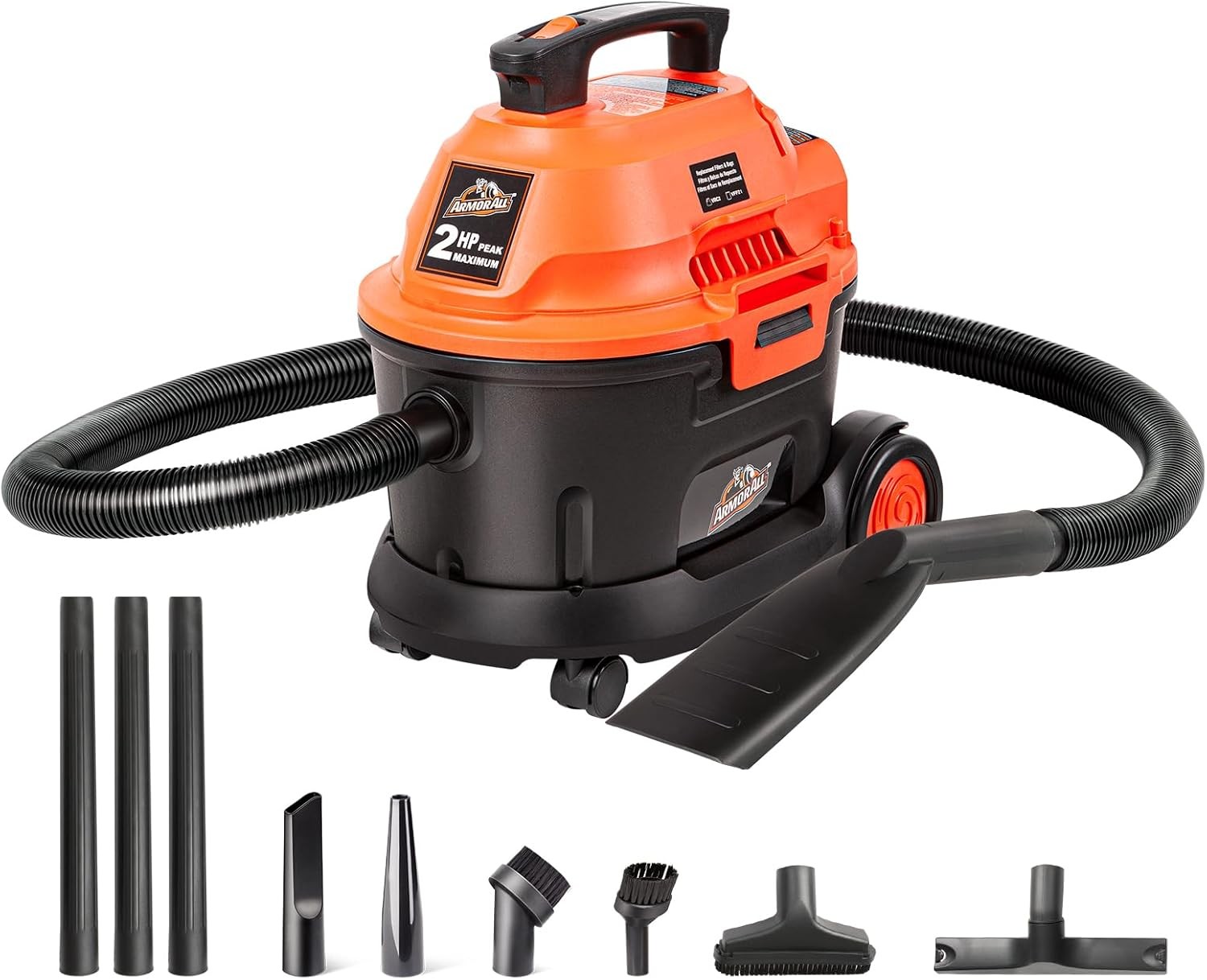 Wet/Dry Utility Vacuum Cleaner 2.5 Gallon 2.5-Gallon 120 Volts AC Orange/Black gallery