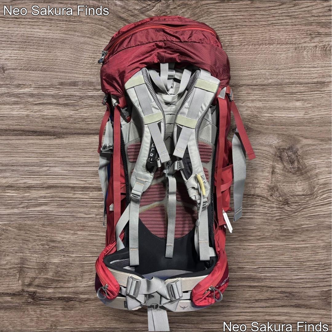 OSPREY Aether 70 Hiking Backpack - Red - 70L - Used 2