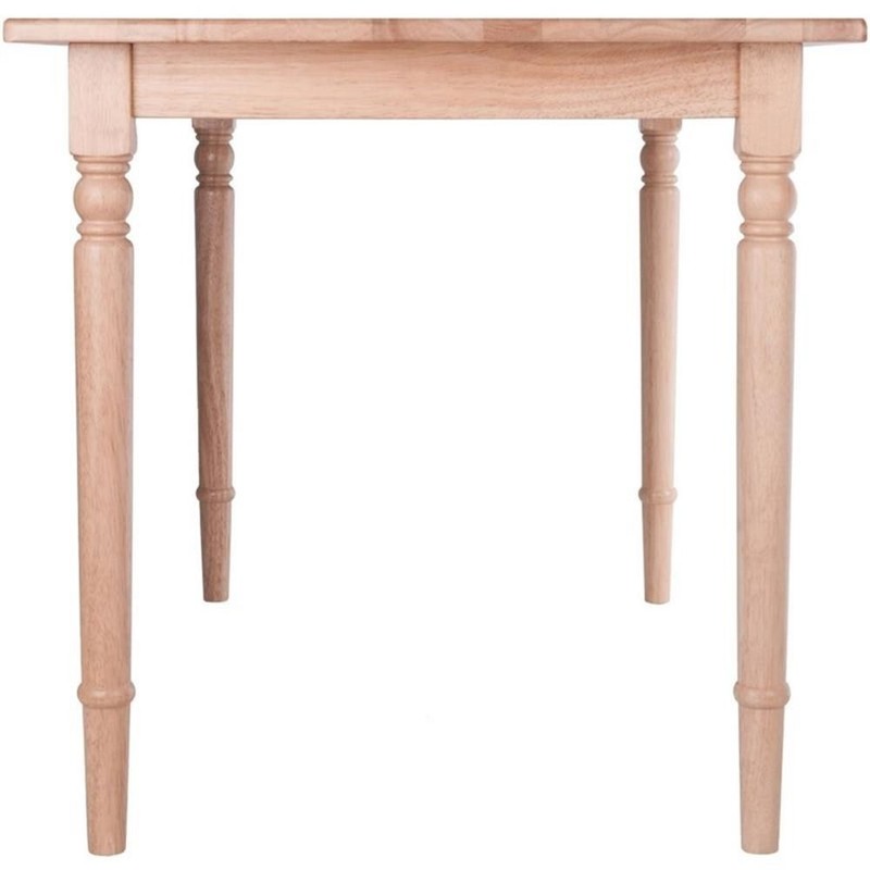 Pemberly Row Transitional Solid Wood Dining Table in Natural gallery