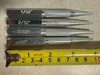4 Lot Chisel punch 4” Long 3/32 .. 1/32 .. 2/32 gallery