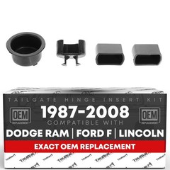 Tailgate Hinge Kit for Dodge Ram – 4-Piece Set, Driver and Passenger Side