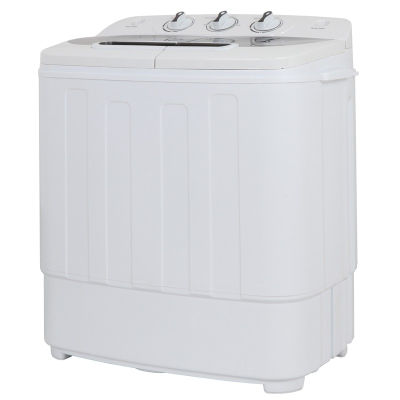 Spin Dryer White Compact Portable Washer Dryer with Mini Washing Machine gallery