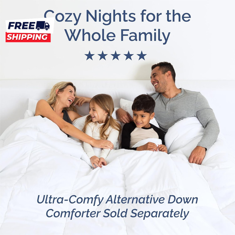Split King Size 5 Piece Sheet Set Comfy Breathable & Cooling Sheets Hotel Luxury gallery