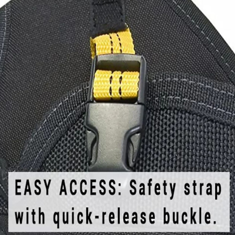 1pc Cordless Drill Holster with Hook & Metal Clip Oxford Cloth Tool Holder - NEW gallery