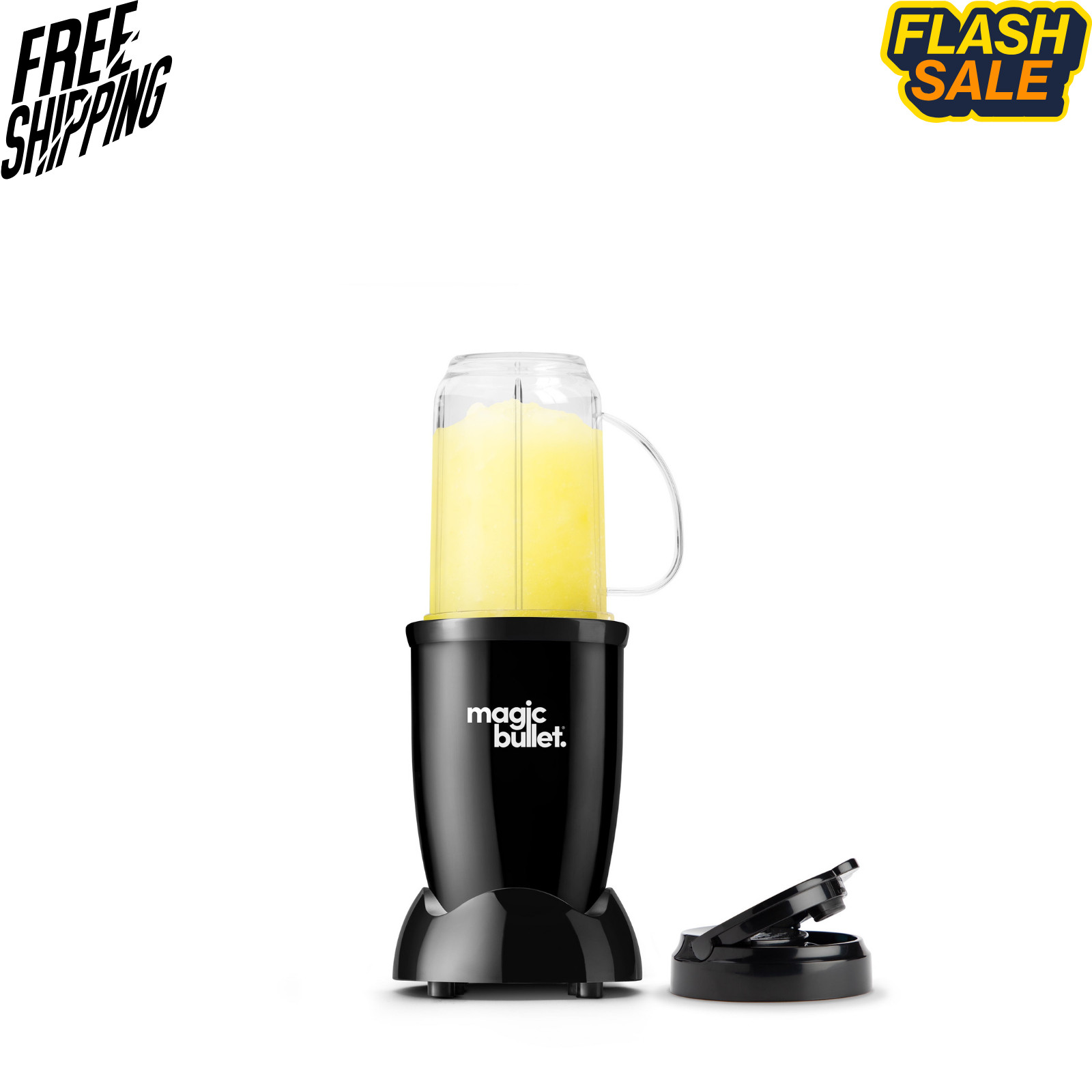 Magic Bullet 4 Piece Personal Blender MBR-0401WM, Stainless Steel Black gallery