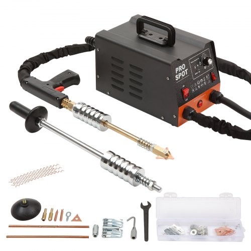 VEVOR Stud Welder Dent Repair Kit,3KW Spot Welder Dent Puller w/6 Welding Modes, gallery