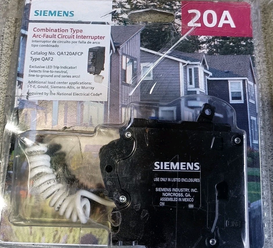 (3) CAFCI Combination Arc Fault Circuit Interrupter(s) ABB Siemens & GE Lot of 3 gallery