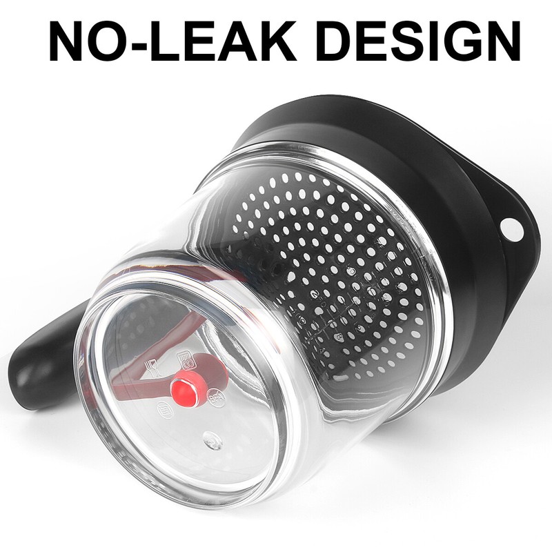 4-Cup Gravy Fat Separator With Bottom Release & Strainer 1L Grease Separator USA gallery