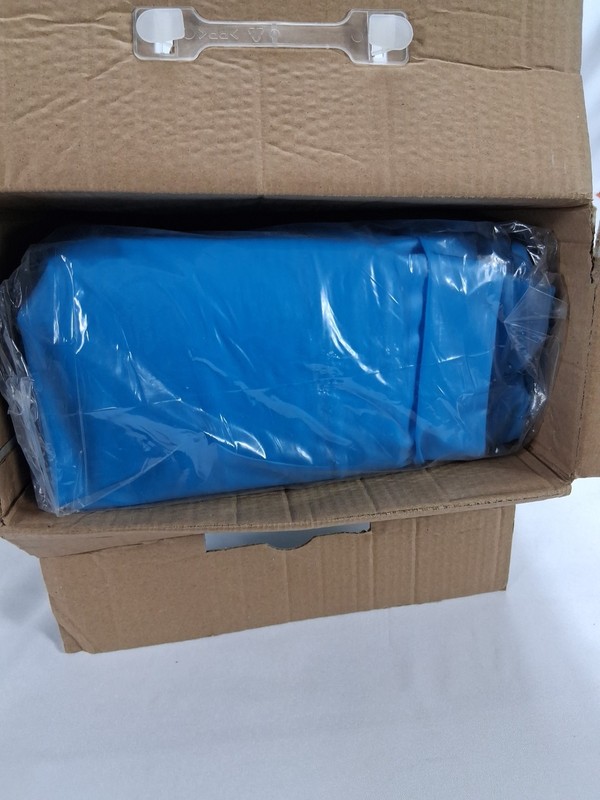 10FT x 6FT x 24IN Rectangular Inflatable Family Pool 3-Ring PVC NEW Sealed gallery