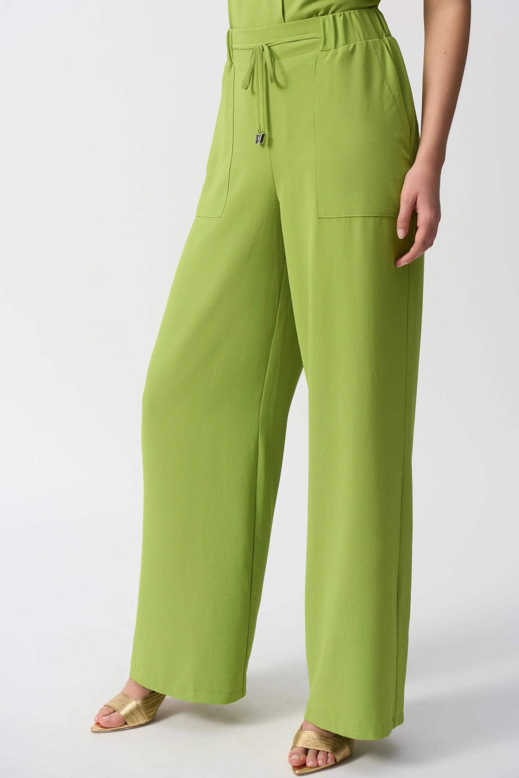Joseph Ribkoff Woven Pull On Wide Leg Pants 251185 gallery
